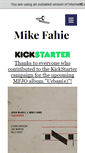 Mobile Screenshot of mikefahie.com